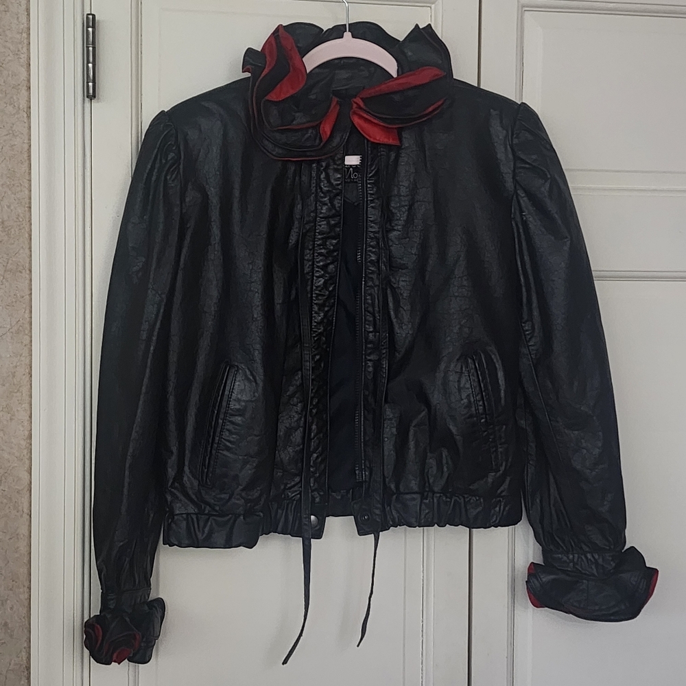 Marco Moroni Black 100%  Leather Jacket.Made In Argentina. - Picture 2 of 12
